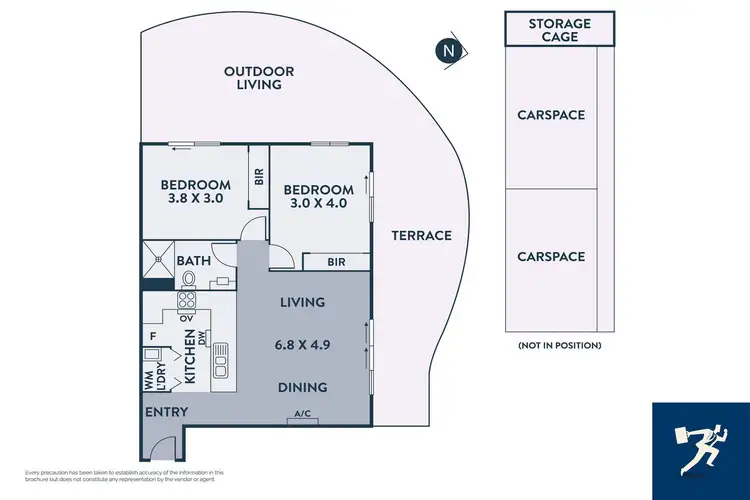 Floorplan of Homely apartment listing, 5.01/17 Robbs Parade, Northcote VIC 3070