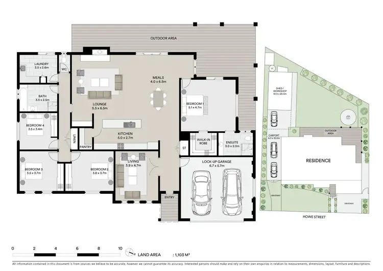 Floorplan of Homely house listing, 141 Howe Street, Miners Rest VIC 3352