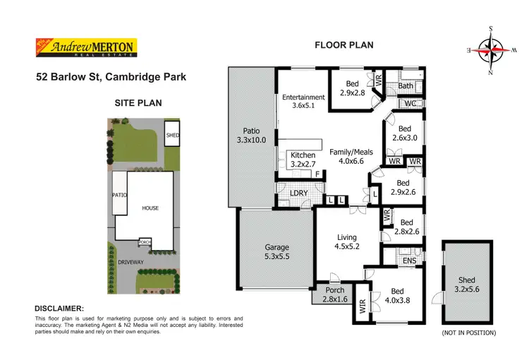 Floorplan of Homely house listing, 52 Barlow Street, Cambridge Park NSW 2747