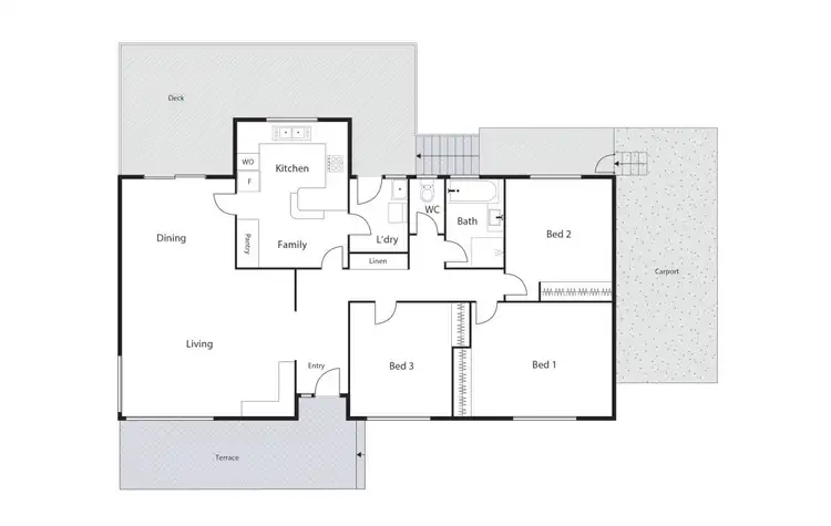 Floorplan of Homely house listing, 13 Parker Street, Curtin ACT 2605