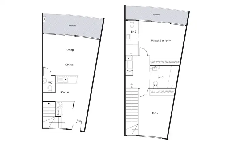 Floorplan of Homely unit listing, 8/89 Allan Street, Curtin ACT 2605