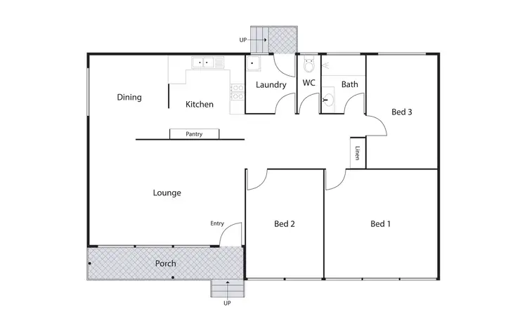 Floorplan of Homely house listing, 3 Wirilda Street, Rivett ACT 2611