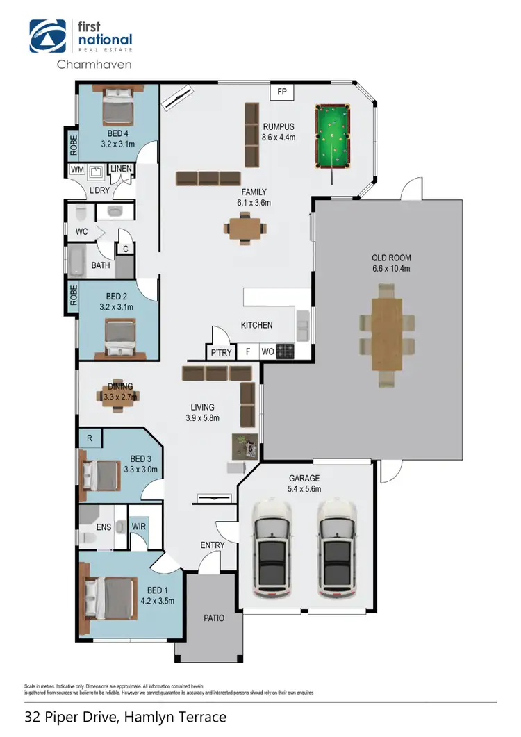 Floorplan of Homely house listing, 32 Piper Drive, Hamlyn Terrace NSW 2259
