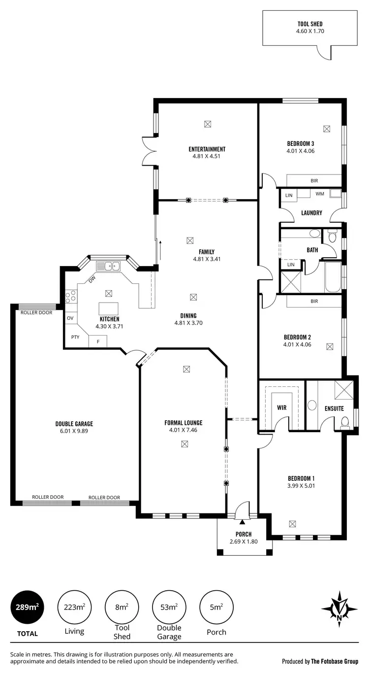 Floorplan of Homely house listing, 5 Alexander Court, Novar Gardens SA 5040
