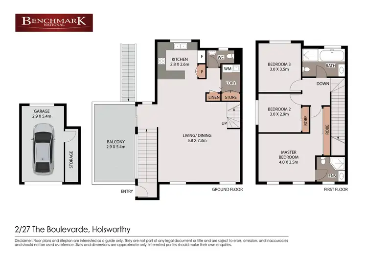 Floorplan of Homely house listing, 2/27 The Boulevard, Holsworthy NSW 2173