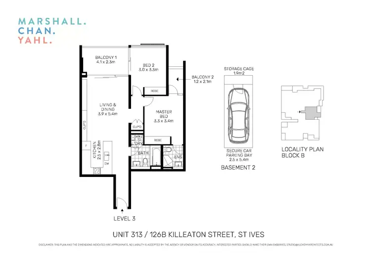 Floorplan of Homely apartment listing, 313/126B Killeaton Street, St Ives NSW 2075