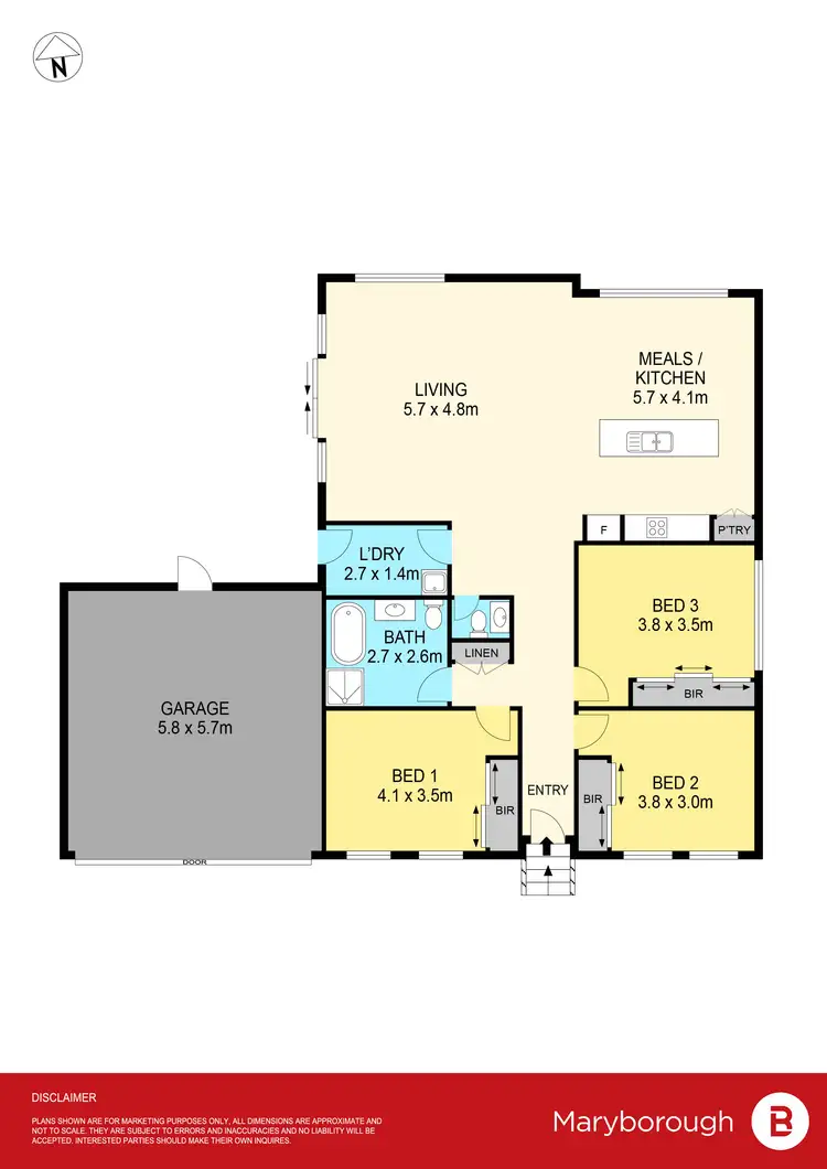 Floorplan of Homely house listing, 5/116 Gillies Street, Maryborough VIC 3465