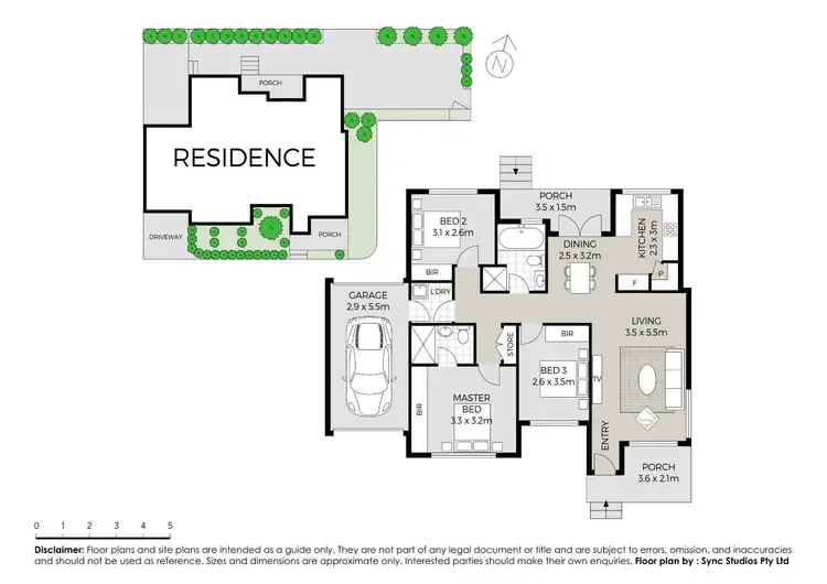 Floorplan of Homely villa listing, 3/635 Blaxland Road, Eastwood NSW 2122