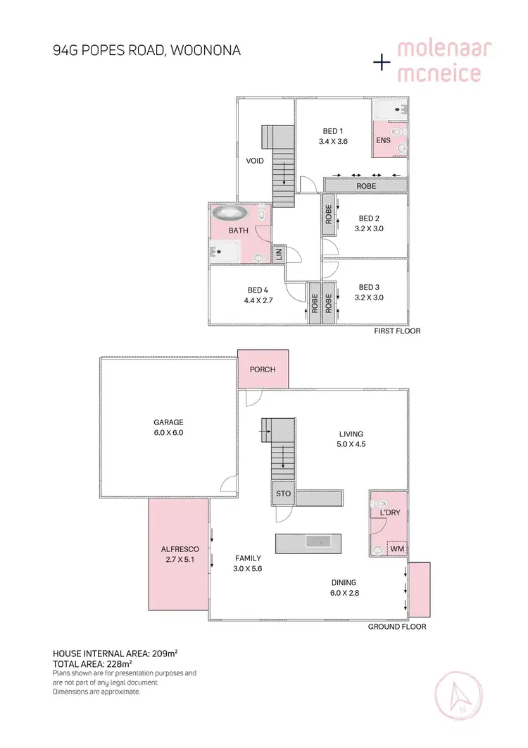 Floorplan of Homely house listing, 94g Popes Road, Woonona NSW 2517