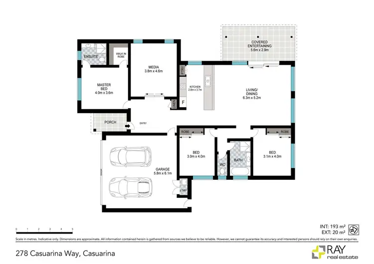 Floorplan of Homely house listing, 278 Casuarina Way, Kingscliff NSW 2487