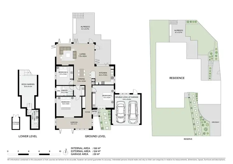 Floorplan of Homely semi-detached listing, 1/4 Reserve Street, Neutral Bay NSW 2089