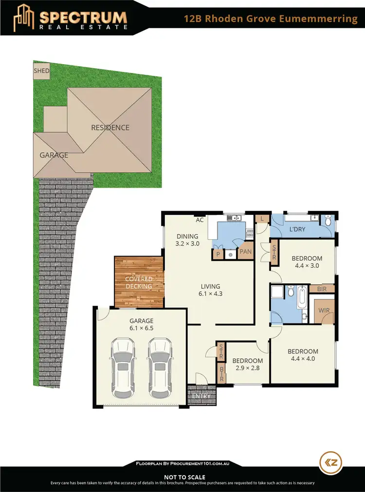 Floorplan of Homely house listing, 12B Rhoden Grove, Eumemmerring VIC 3177