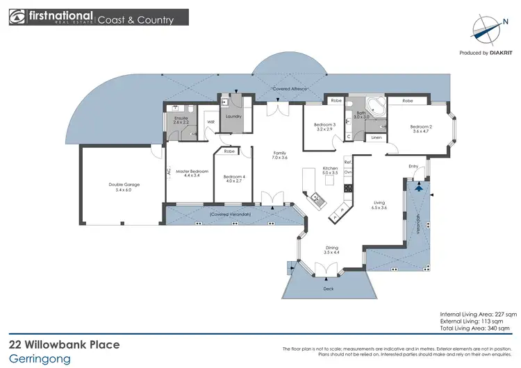 Floorplan of Homely house listing, 22 Willowbank Place, Gerringong NSW 2534