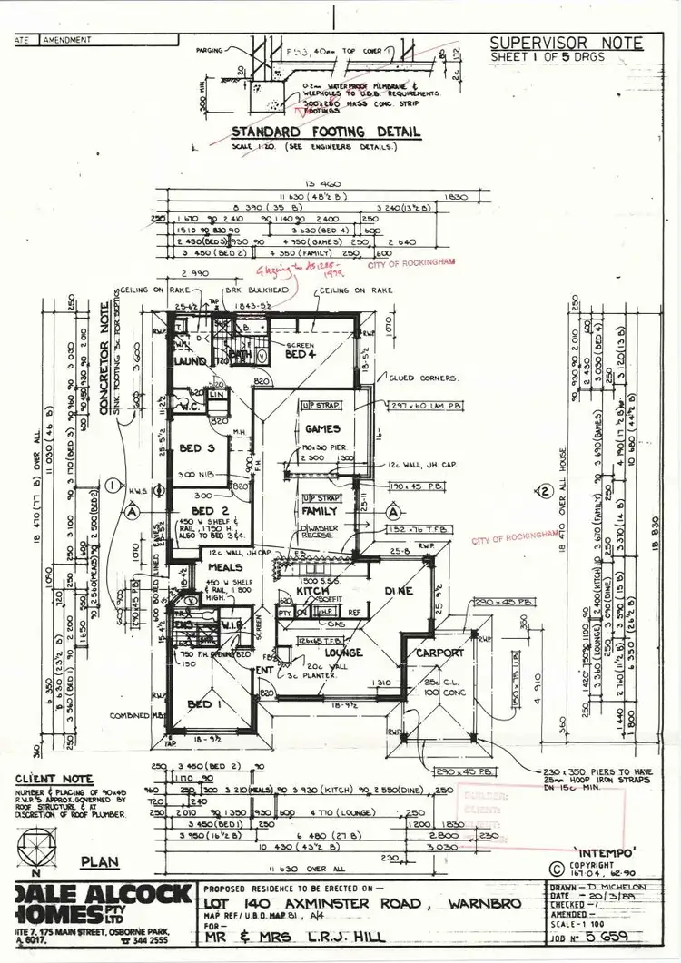Floorplan of Homely house listing, 7 Axminster Street, Warnbro WA 6169