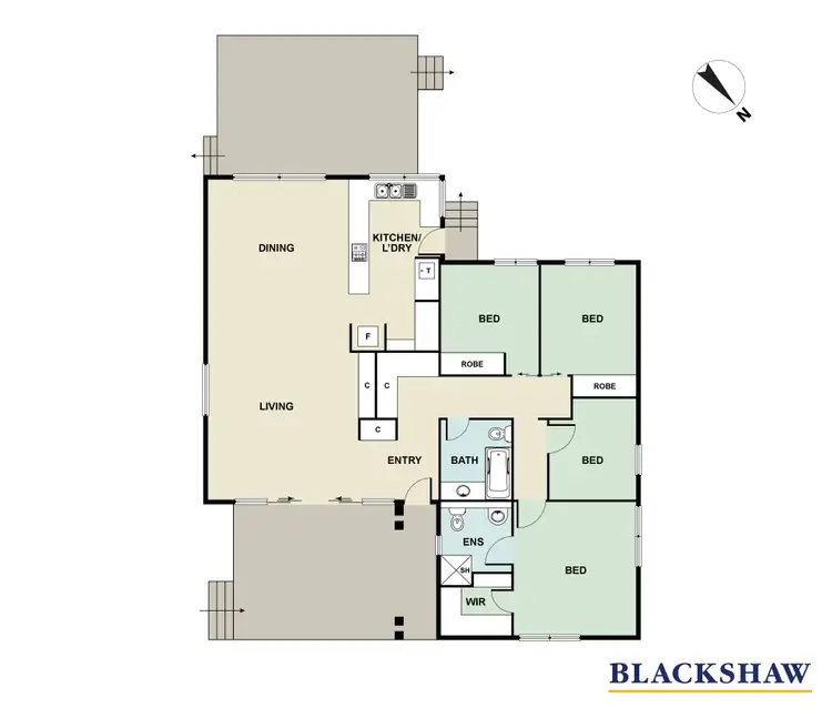 Floorplan of Homely house listing, 14 Bernacchi Street, Mawson ACT 2607