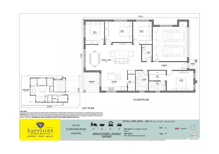 Floorplan of Homely house listing, 12 Filly Road, Austral NSW 2179