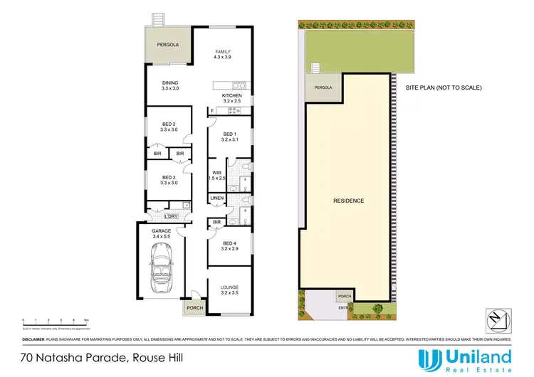 Floorplan of Homely house listing, 70 Natasha Parade, Rouse Hill NSW 2155