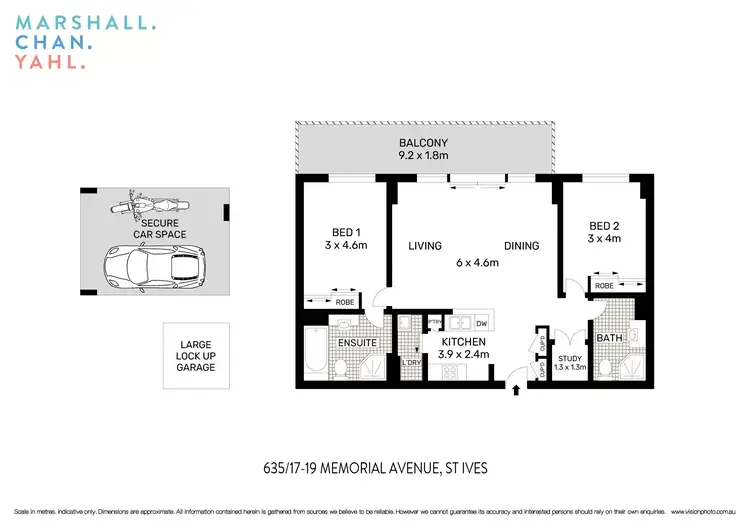 Floorplan of Homely apartment listing, 635/17-19 Memorial Avenue, St Ives NSW 2075