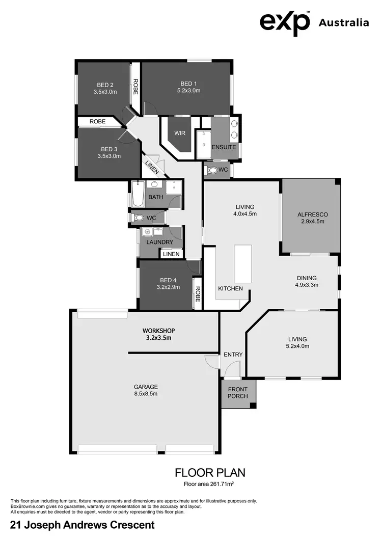 Floorplan of Homely house listing, 21 Joseph Andrews Crescent, Taree NSW 2430