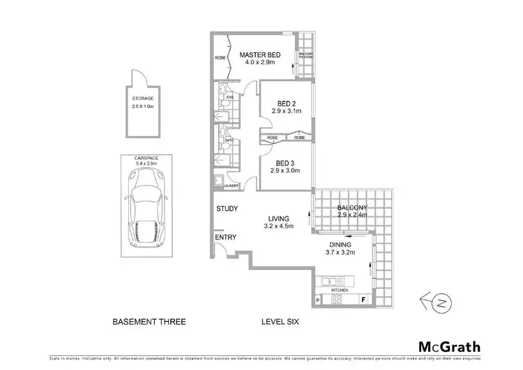 Floorplan of Homely apartment listing, 92/117 Pacific Highway, Hornsby NSW 2077