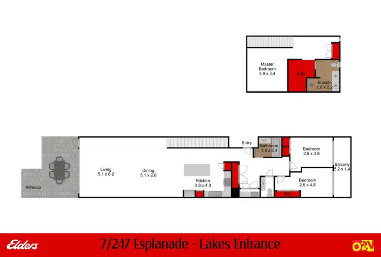 Floorplan of Homely apartment listing, 7/247 Esplanade, Lakes Entrance VIC 3909