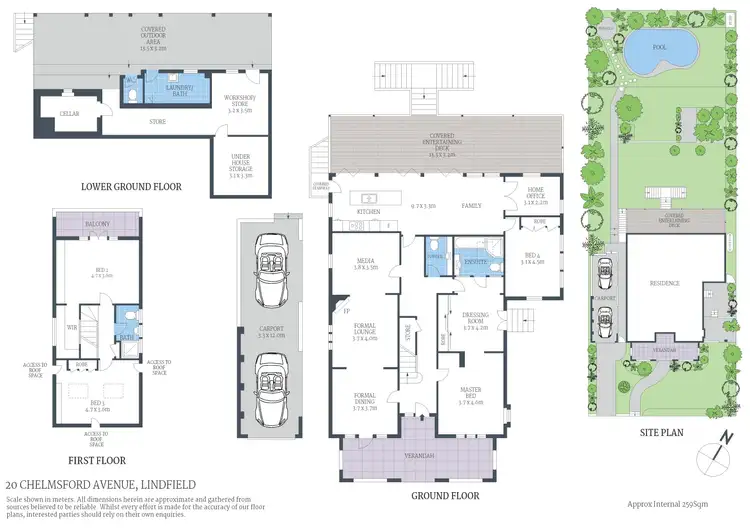 Floorplan of Homely house listing, 20 Chelmsford Avenue, Lindfield NSW 2070