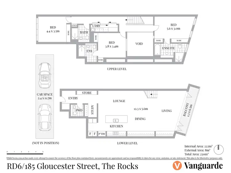 Floorplan of Homely apartment listing, RT6D/185 Gloucester Street, The Rocks NSW 2000