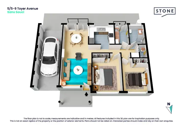 Floorplan of Homely villa listing, 5/5-9 Toyer Avenue, Sans Souci NSW 2219