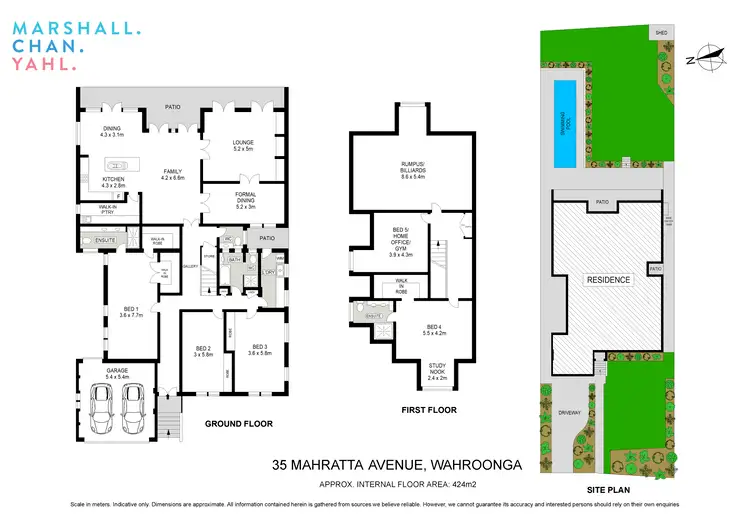 Floorplan of Homely house listing, 35 Mahratta Avenue, Wahroonga NSW 2076
