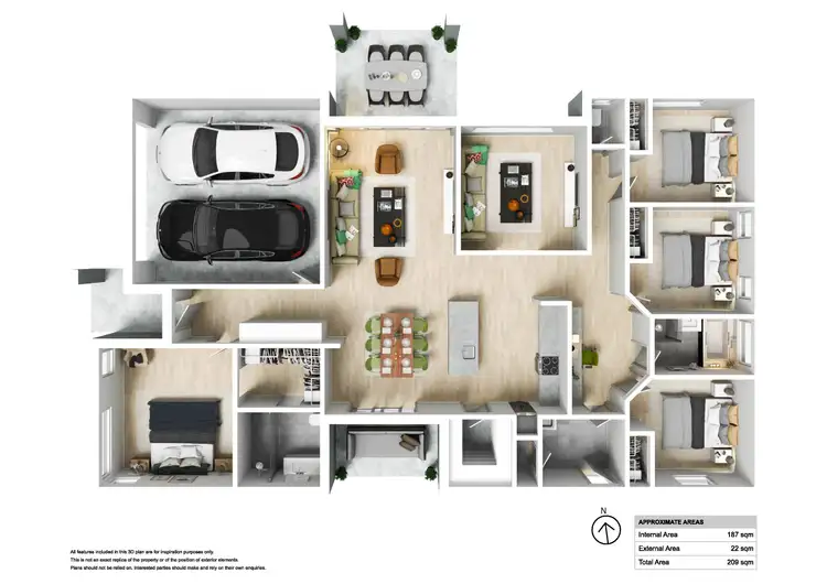 Floorplan of Homely house listing, 36 Calancra Avenue, Cameron Park NSW 2285
