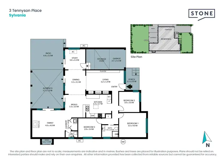 Floorplan of Homely house listing, 3 Tennyson Place, Sylvania NSW 2224