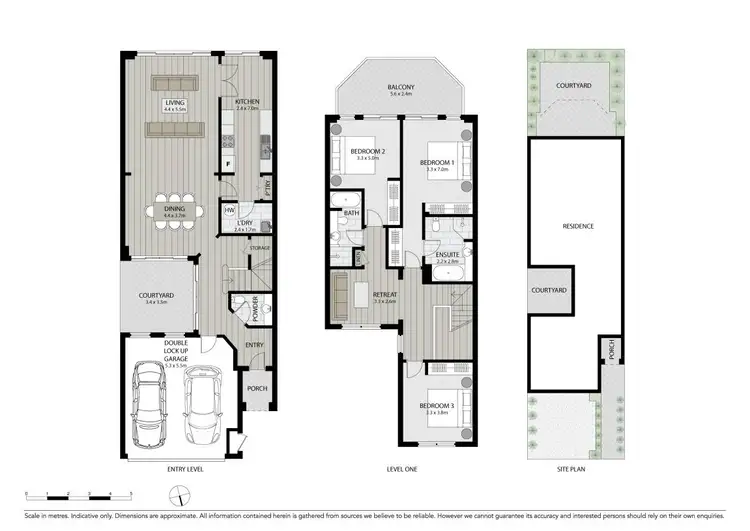 Floorplan of Homely semi-detached listing, 16 Jacaranda Drive, Cabarita NSW 2137