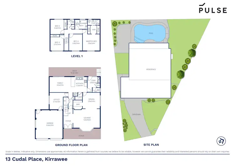 Floorplan of Homely house listing, 13 Cudal Place, Kirrawee NSW 2232