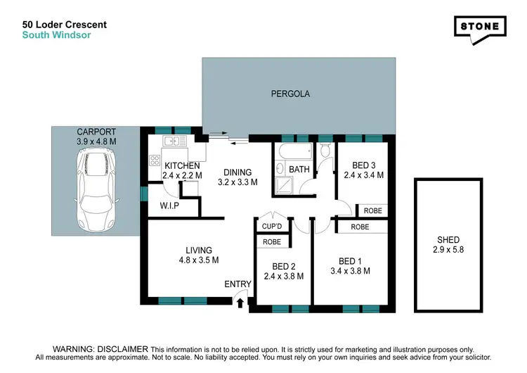 Floorplan of Homely house listing, 50 Loder Crescent, South Windsor NSW 2756