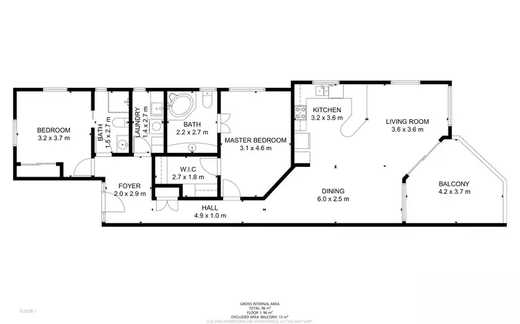 Floorplan of Homely unit listing, 6/41 Sims Esplanade, Yorkeys Knob QLD 4878