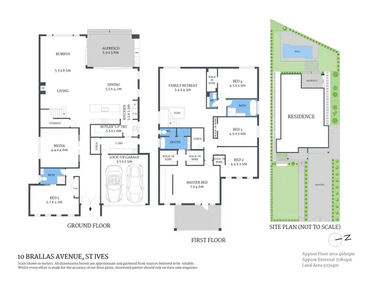 Floorplan of Homely house listing, 10 Brallas Avenue, St Ives NSW 2075