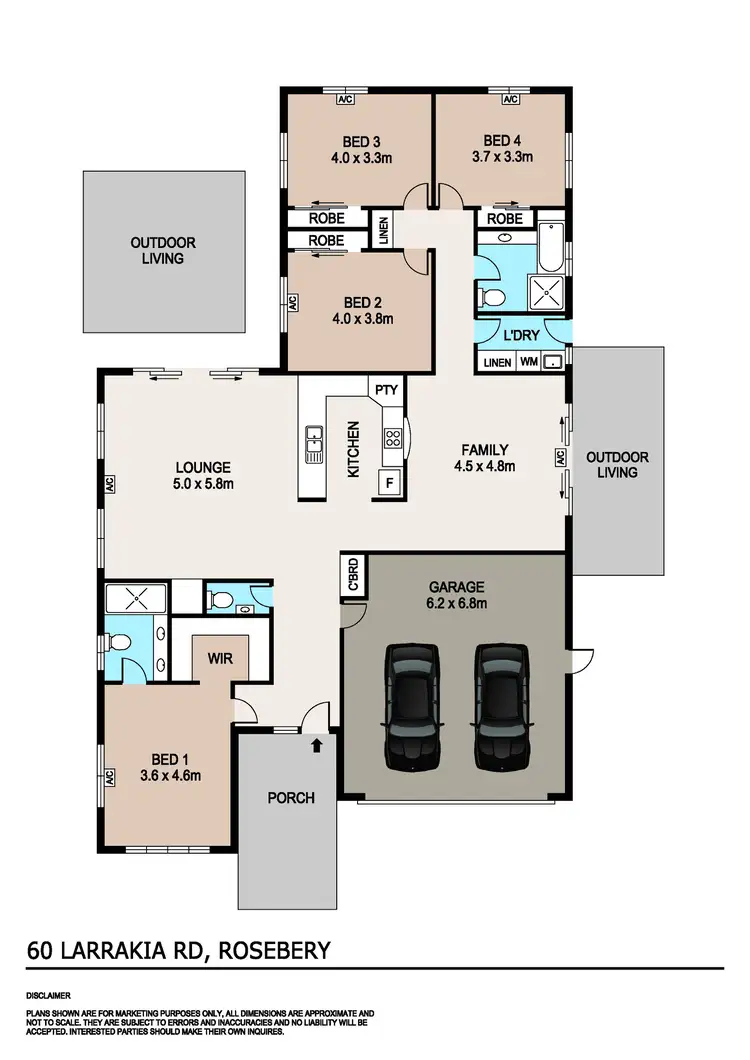 Floorplan of Homely house listing, 60 Larrakia Road, Rosebery NT 832