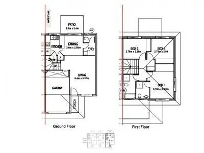 Floorplan of Homely townhouse listing, 18/2 Sienna Street, Ellen Grove QLD 4078