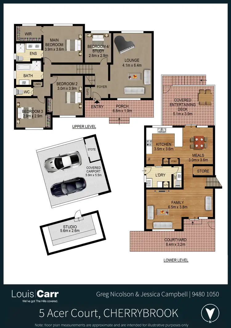 Floorplan of Homely house listing, 5 Acer Court, Cherrybrook NSW 2126