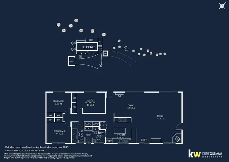 Floorplan of Homely rural property listing, 124 Gormandale-Stradbroke Road, Gormandale VIC 3873