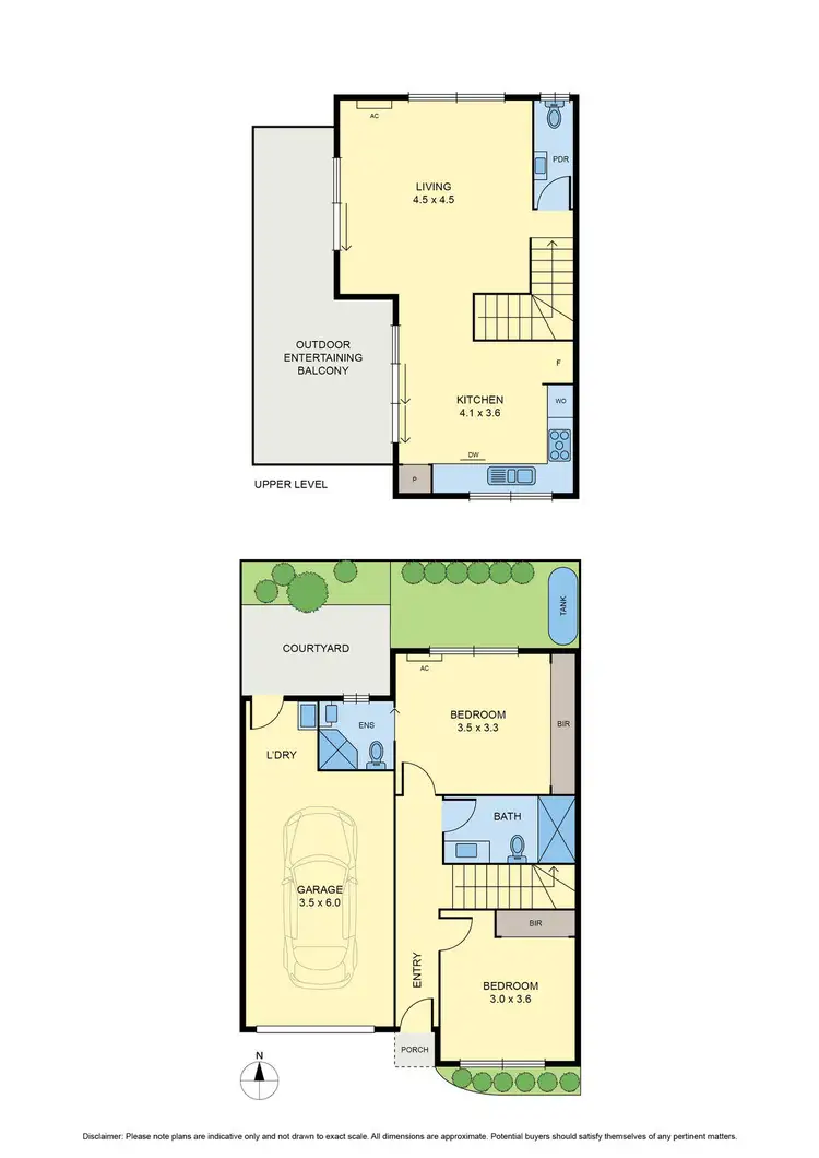 Floorplan of Homely townhouse listing, 4/250 Pascoe Vale Road, Essendon VIC 3040