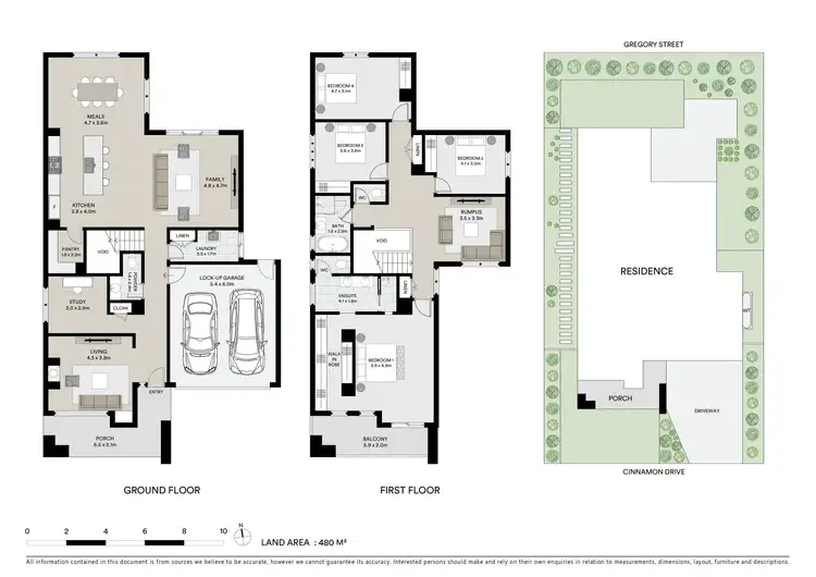 Floorplan of Homely house listing, 50 Cinnamon Drive, Lake Gardens VIC 3355