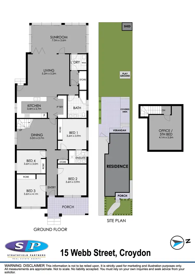 Floorplan of Homely house listing, 15 Webb Street, Croydon NSW 2132
