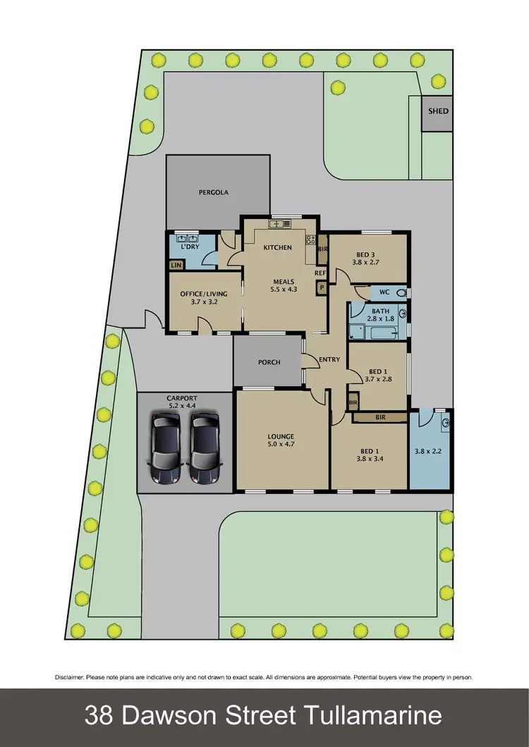 Floorplan of Homely house listing, 38 Dawson Street, Tullamarine VIC 3043