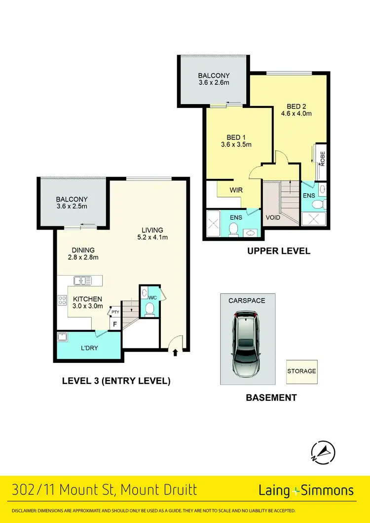 Floorplan of Homely unit listing, 302/11 Mount Street, Mount Druitt NSW 2770