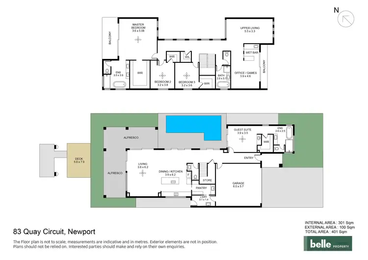 Floorplan of Homely house listing, 83 Quay Circuit, Newport QLD 4020