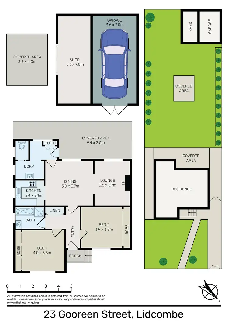 Floorplan of Homely house listing, 23 Gooreen Street, Lidcombe NSW 2141