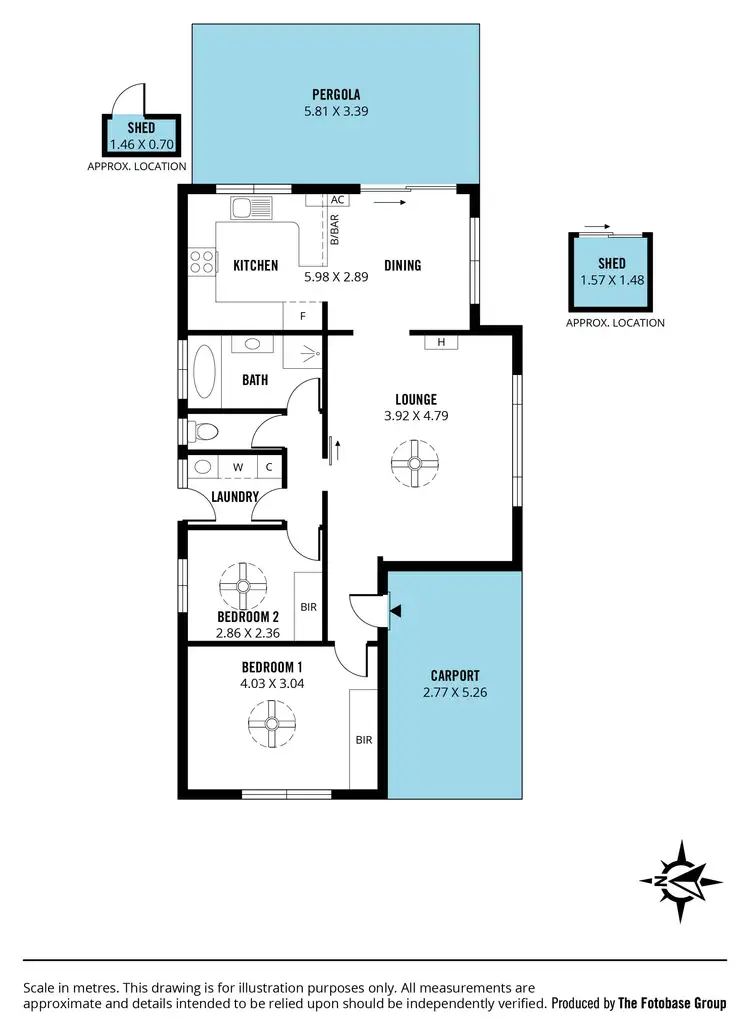 Floorplan of Homely unit listing, 9/101 Bains Road, Morphett Vale SA 5162