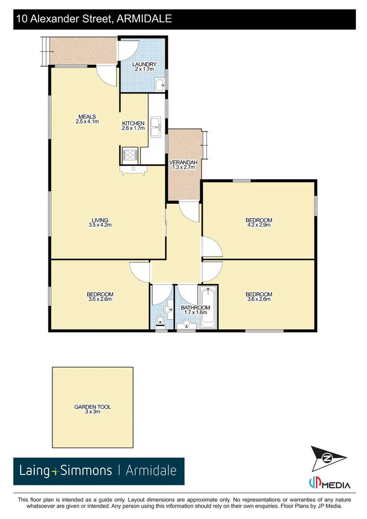 Floorplan of Homely house listing, 10 Alexander Street, Armidale NSW 2350