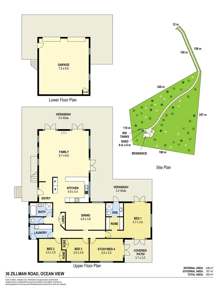 Floorplan of Homely house listing, 36 Zillman Road, Ocean View QLD 4521